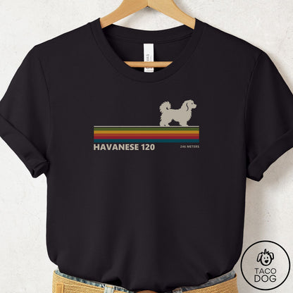 Havanese VHS T-Shirt Black Taco-Dog