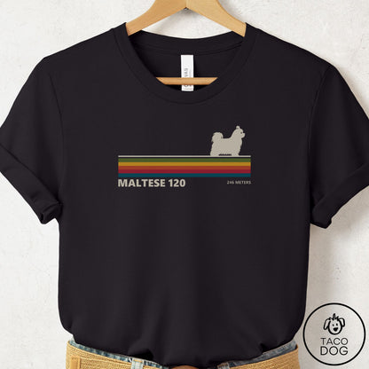 Maltese VHS T-Shirt Black Taco-Dog