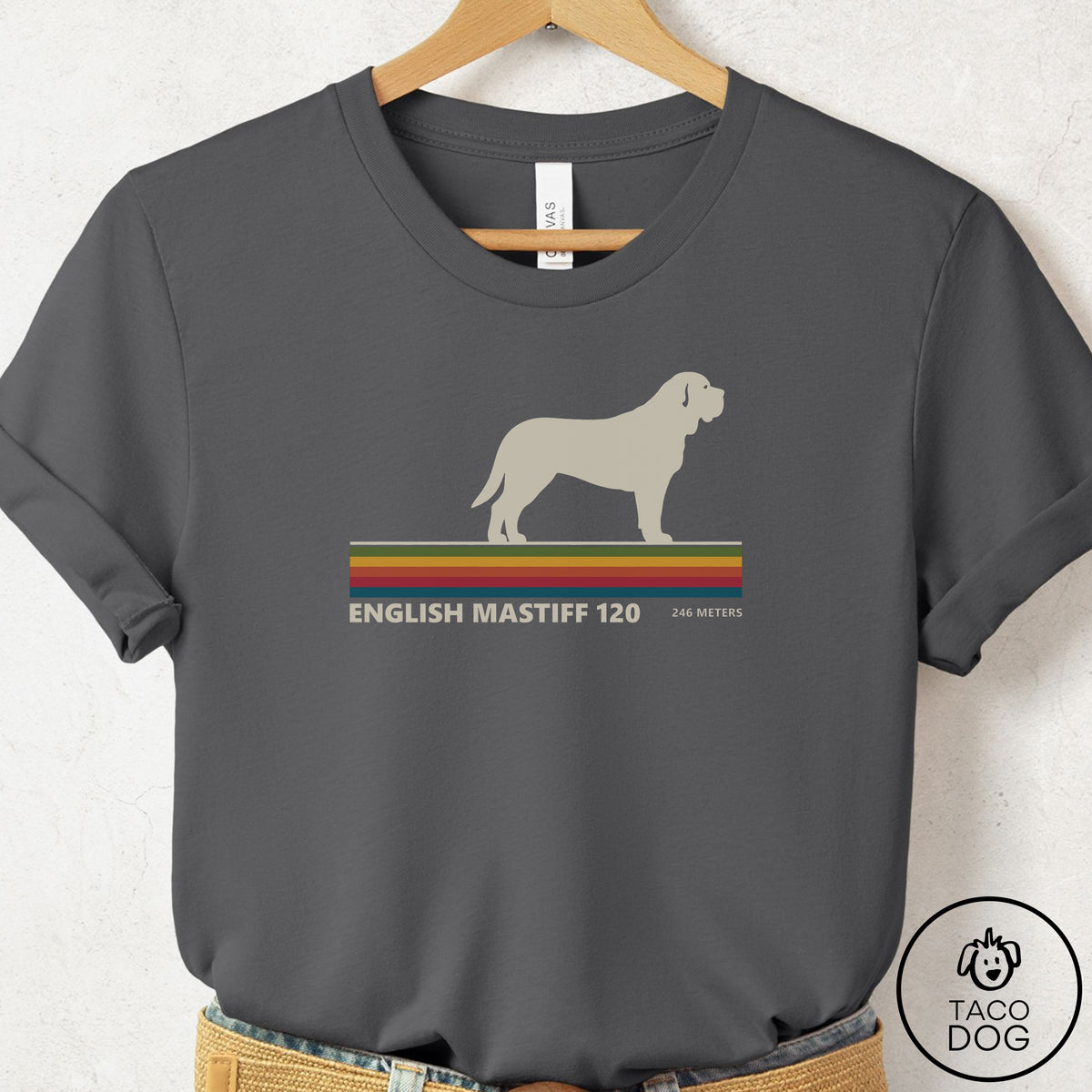 Mastiff VHS T-Shirt Asphalt Taco-Dog