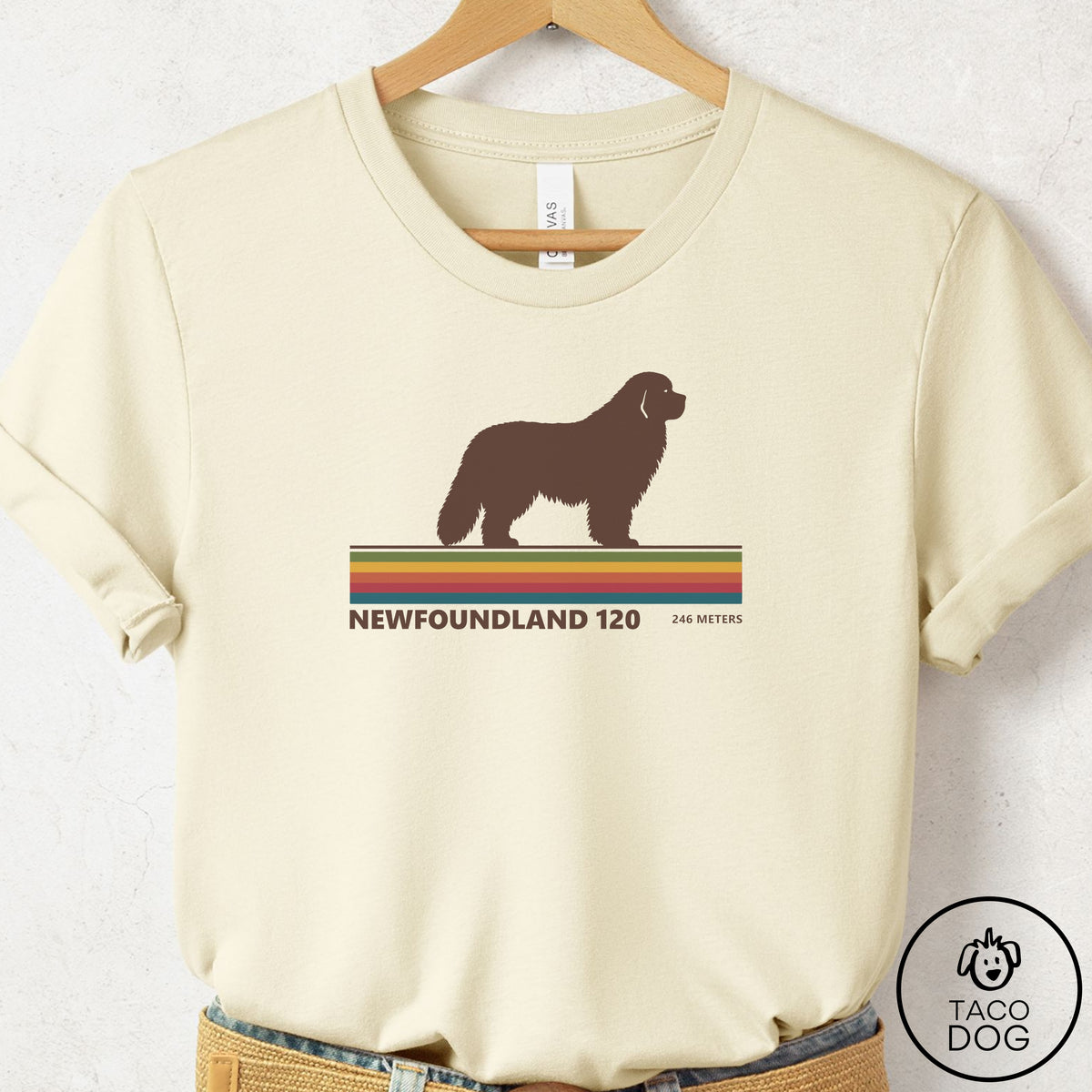 Newfoundland VHS T-Shirt Natural Taco-Dog