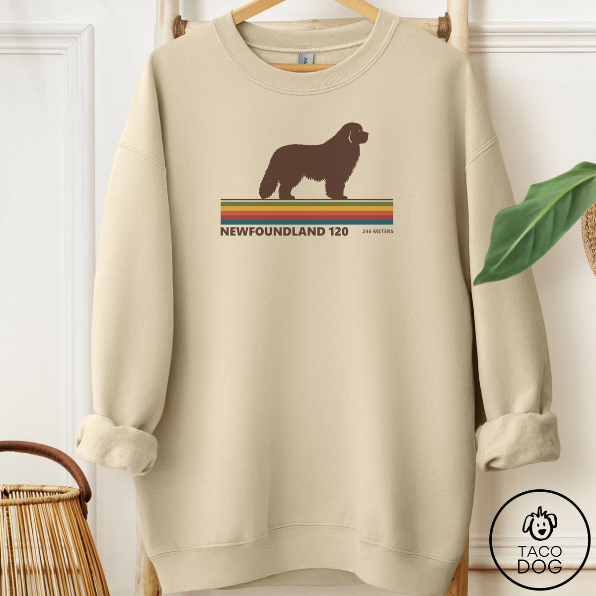 Newfoundland VHS Sweatshirt Sand Taco-Dog