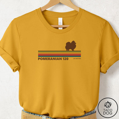 Pomeranian VHS T-Shirt Mustard Taco-Dog