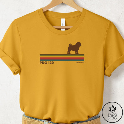 Pug VHS T-Shirt Mustard Taco-Dog