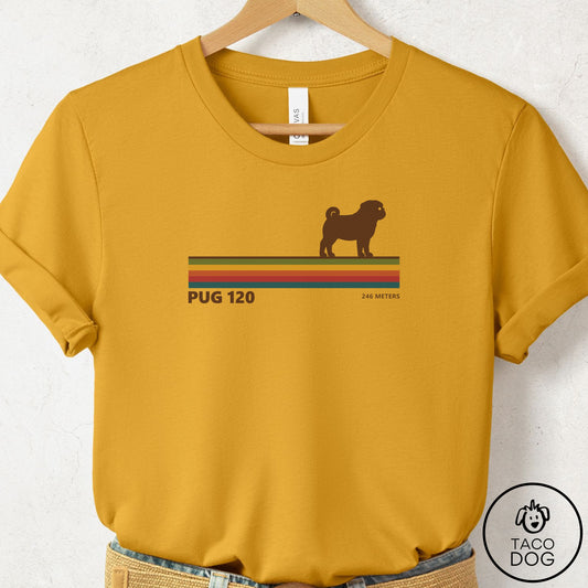 Pug VHS T-Shirt Mustard Taco-Dog