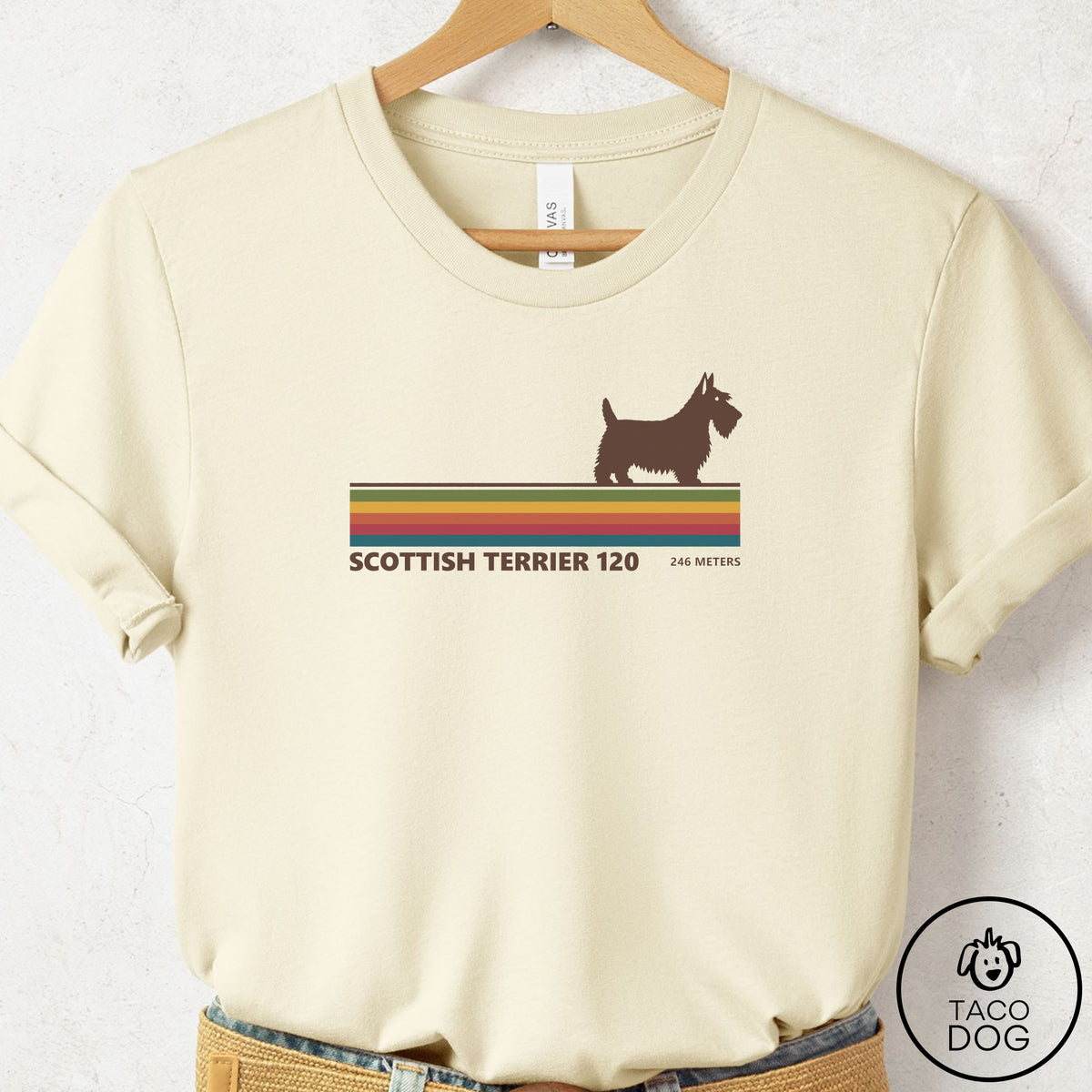 Scottie VHS T-Shirt Natural Taco-Dog