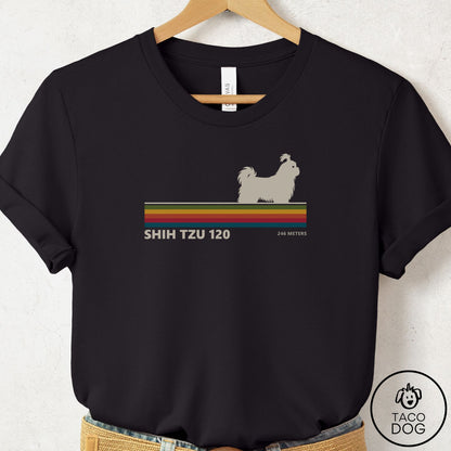Shih Tzu VHS T-Shirt Black Taco-Dog