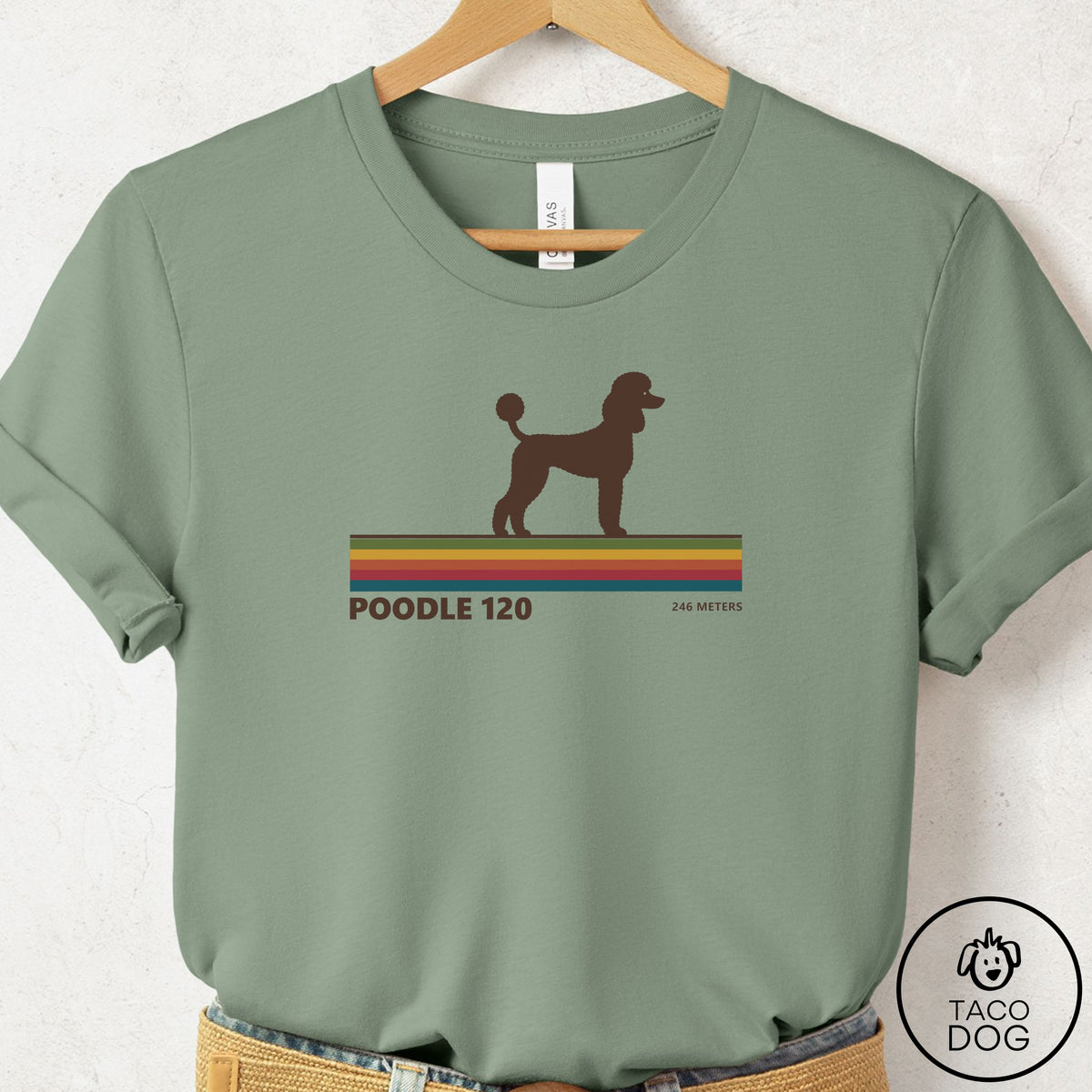Poodle VHS T-Shirt Sage Taco-Dog