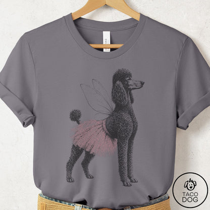 Poodle Vintage Fairy T-Shirt Storm Taco-Dog