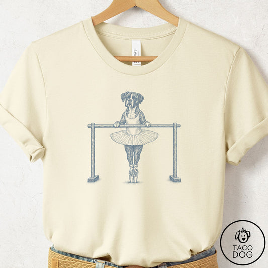 Boxer Ballet T-Shirt Natural Taco-Dog