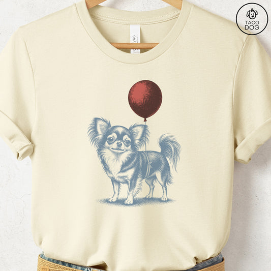 Chihuahua Balloon T-Shirt Natural S Taco-Dog
