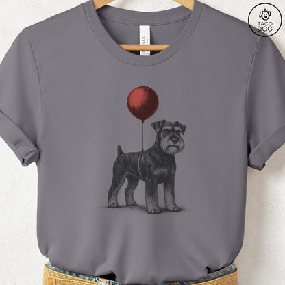 Schnauzer Balloon T-Shirt Storm S Taco-Dog