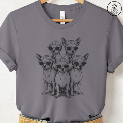 Chihuahua Bathing Beauties T-Shirt Storm S Taco-Dog