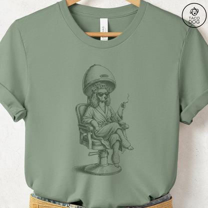 Poodle Beauty Shop T-Shirt Sage S Taco-Dog