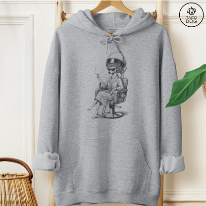 Italian Greyhound Whippet Iggy Beauty Shop Hoodie Taco-Dog