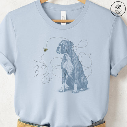 Boxer Bee T-Shirt Light Blue Taco-Dog
