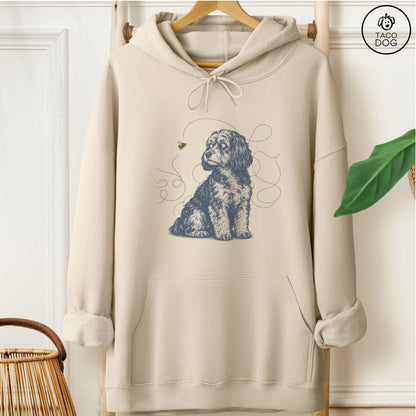Havanese Bee Hoodie Sand Taco-Dog