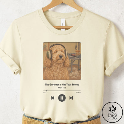 Doodle Book on Tape T-Shirt Natural Taco-Dog
