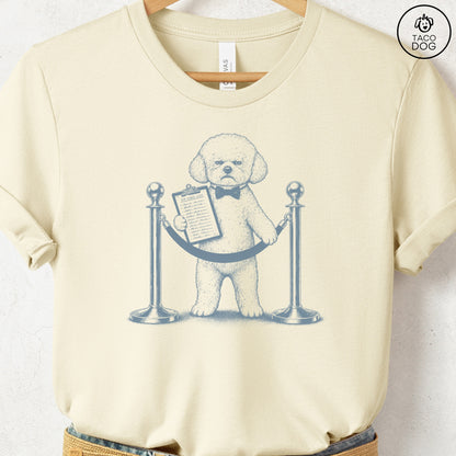 Bichon Frise Bouncer T-Shirt Natural Taco-Dog