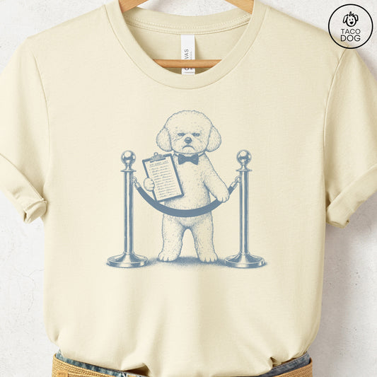 Bichon Frise Bouncer T-Shirt Natural Taco-Dog