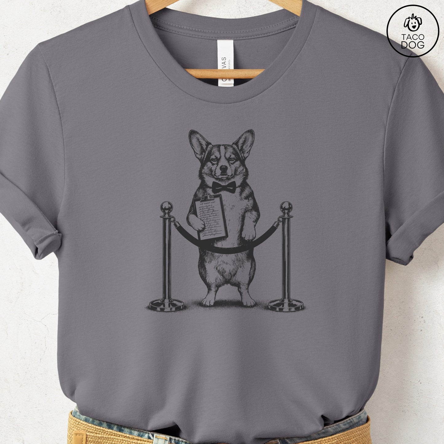 Corgi Bouncer T-Shirt Storm Taco-Dog