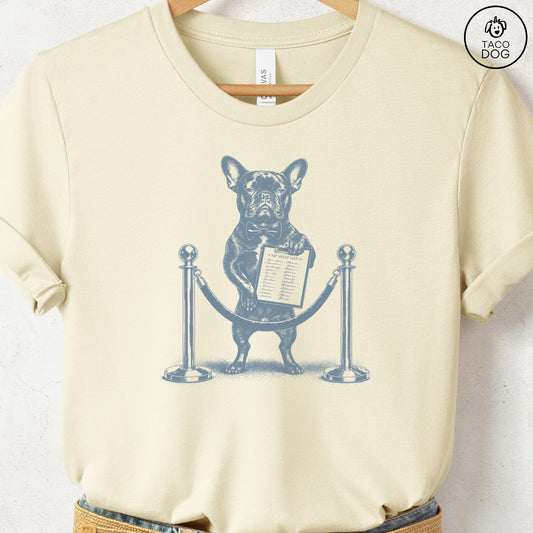 French Bulldog Frenchie Bouncer T-Shirt Natural Taco-Dog