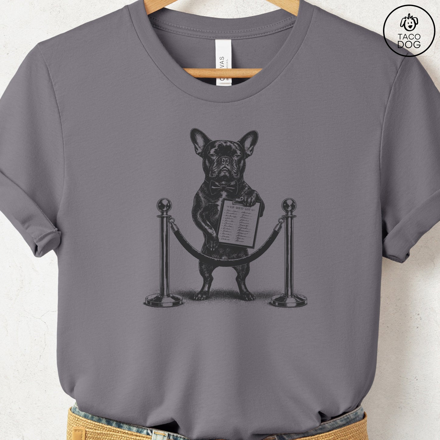 French Bulldog Frenchie Bouncer T-Shirt Storm Taco-Dog