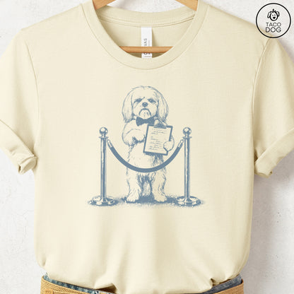 Maltese Bouncer T-Shirt Natural Taco-Dog