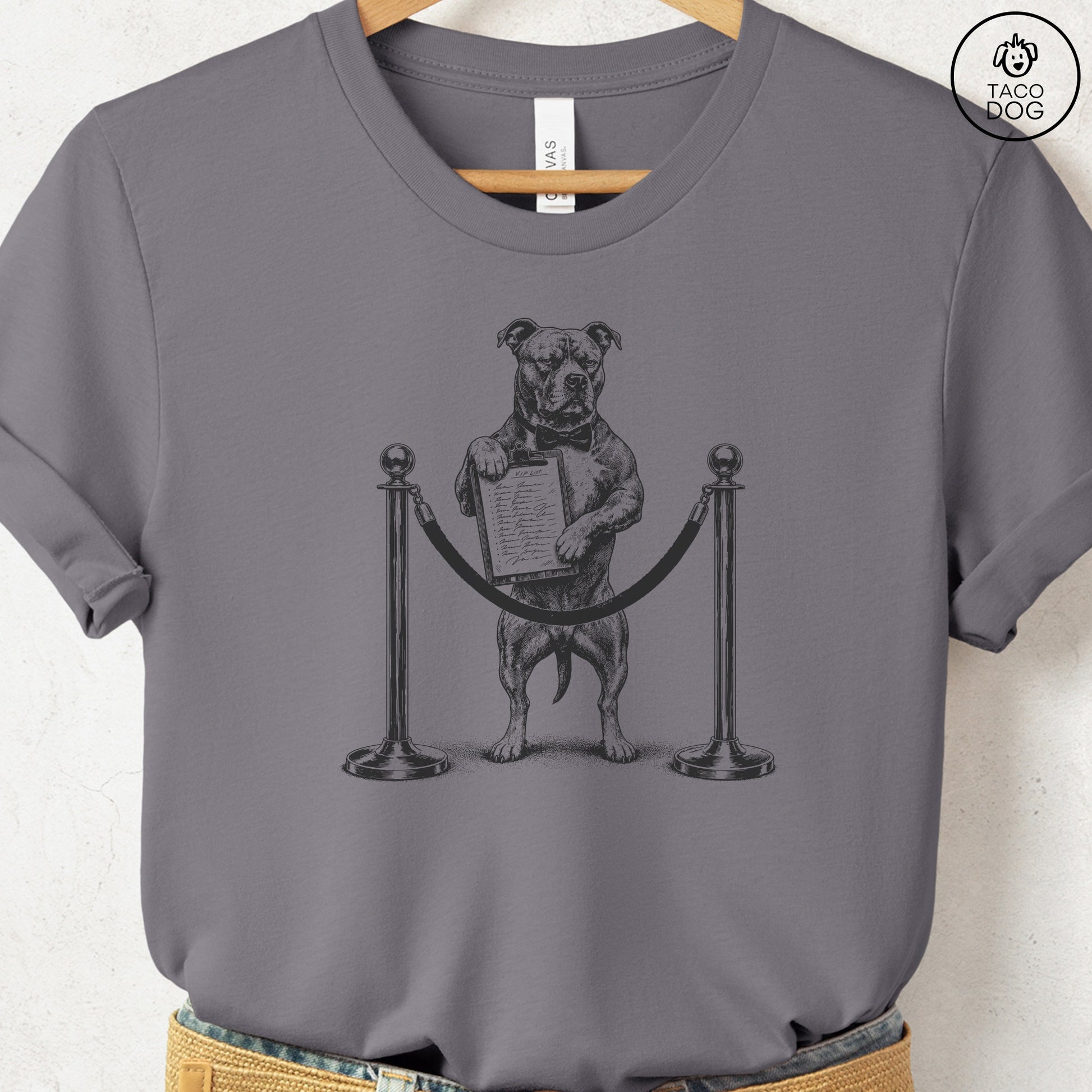 Pitbull Bouncer T-Shirt Storm Taco-Dog