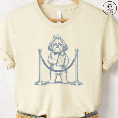Shih Tzu Bouncer T-Shirt Natural Taco-Dog
