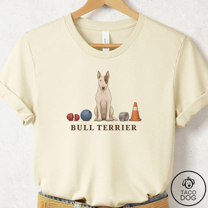 Bull Terrier Breed Kit T-Shirt Natural Taco-Dog
