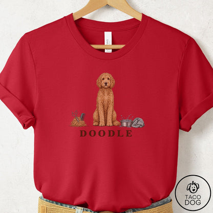 Doodle Breed Kit T-Shirt Red Taco-Dog