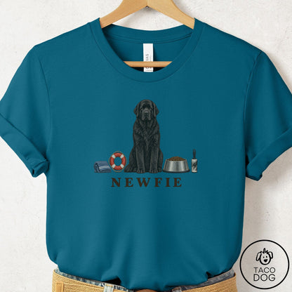 Newfoundland Breed Kit T-Shirt Deep Teal Taco-Dog