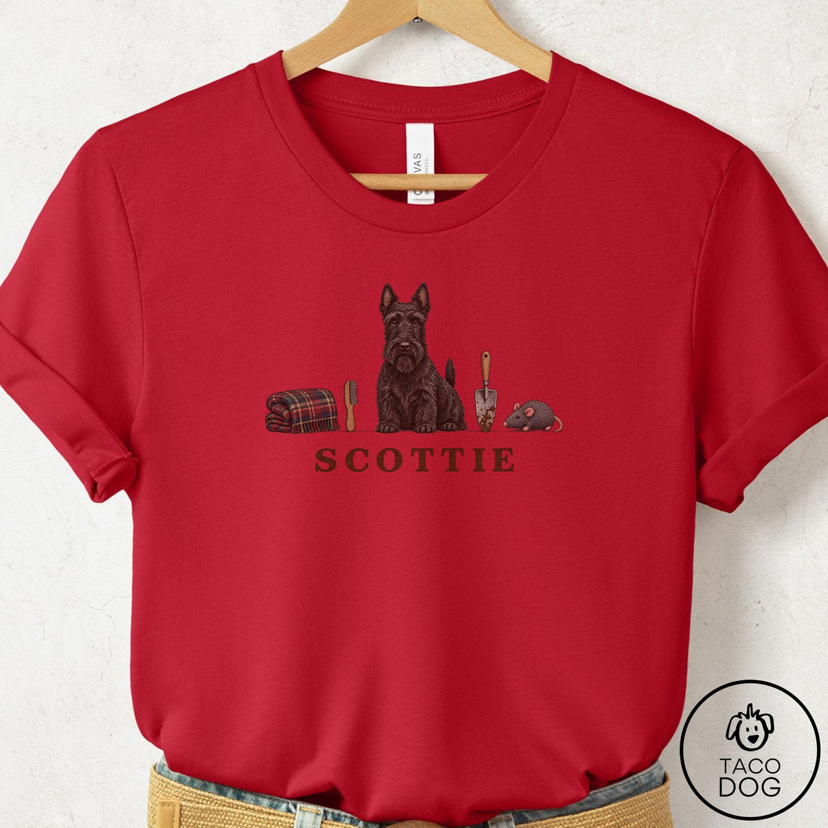 Scottie Breed Kit T-Shirt Red Taco-Dog
