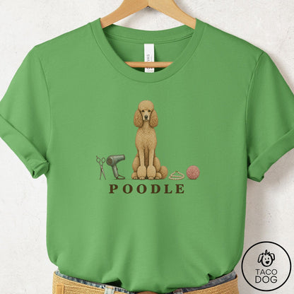 Poodle Breed Kit T-Shirt Leaf Taco-Dog