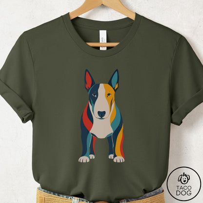Bull Terrier Color Block T-Shirt