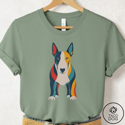 Bull Terrier Color Block T-Shirt