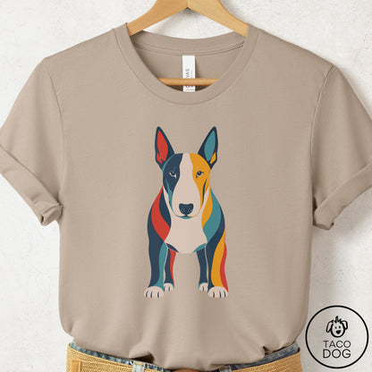 Bull Terrier Color Block T-Shirt