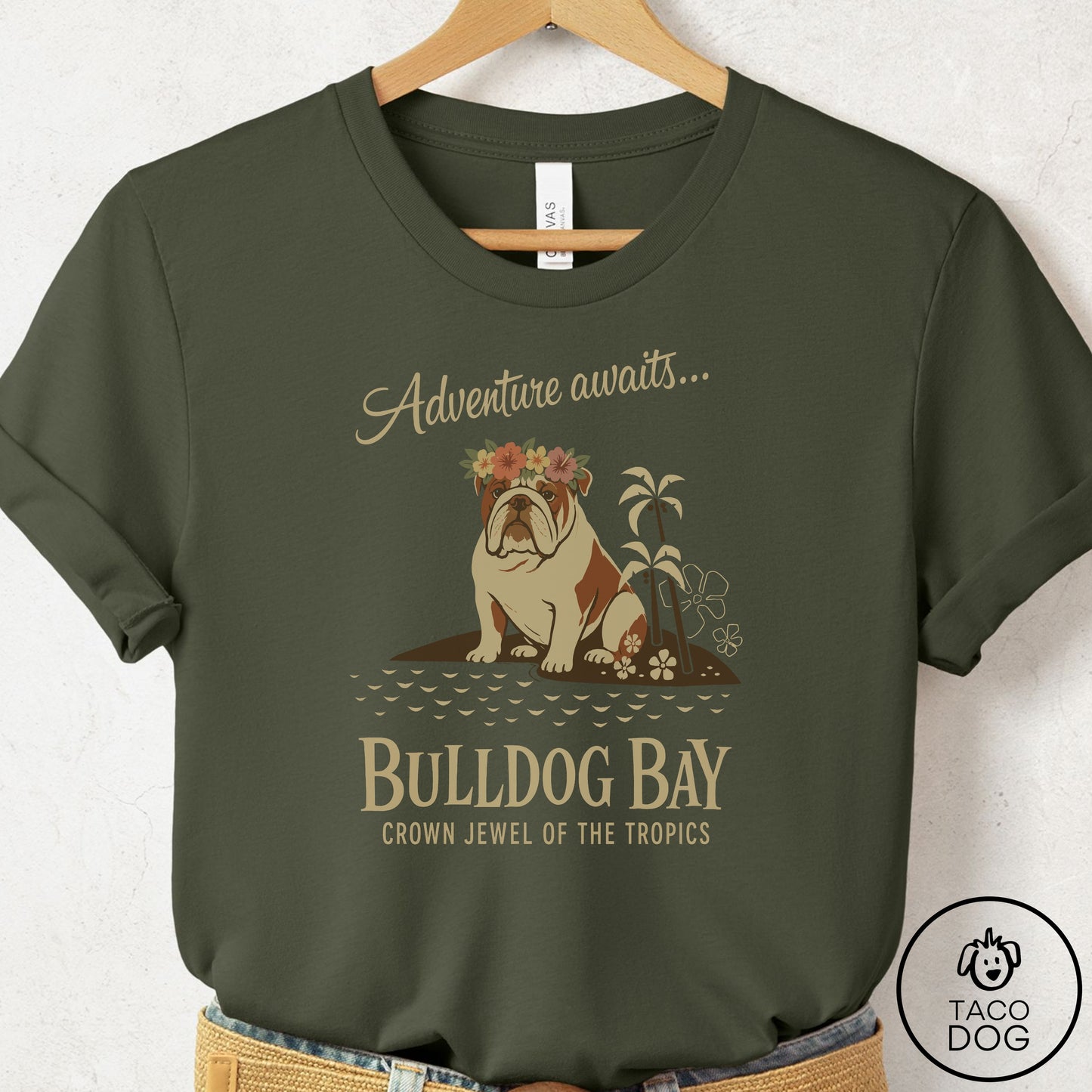 English Bulldog Bay T-Shirt