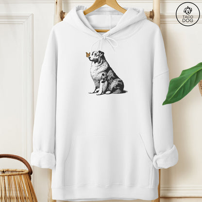 Australian Shepherd Butterfly Hoodie