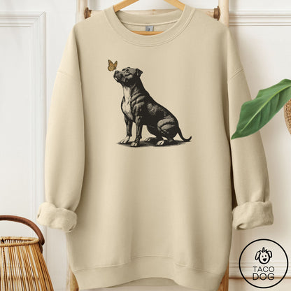 Pitbull Butterfly Sweatshirt
