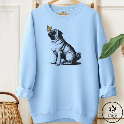 Pug Butterfly Sweatshirt