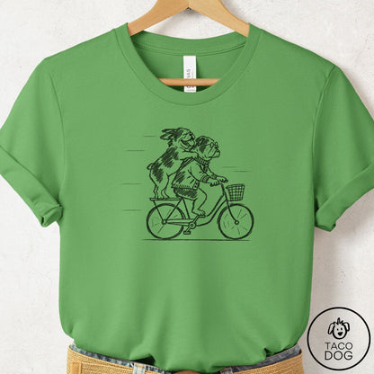 English Bulldog Carpool T-Shirt Leaf Taco-Dog