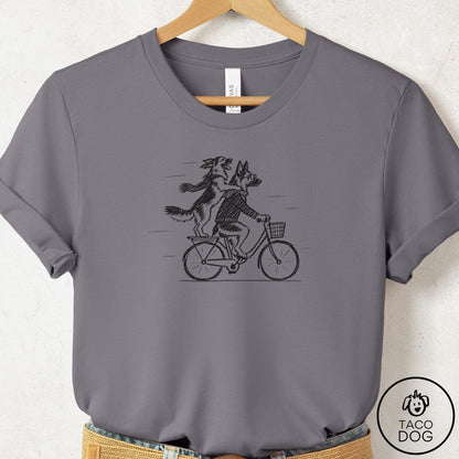 German Shepherd Carpool T-Shirt Storm Taco-Dog
