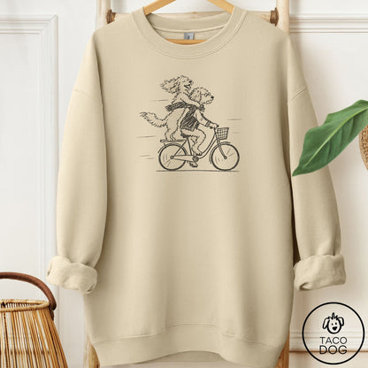 Doodle Carpool Sweatshirt Sand Taco-Dog