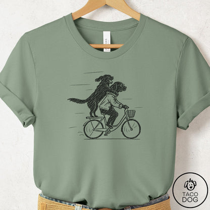 Labrador Retriever Carpool T-Shirt Sage Taco-Dog