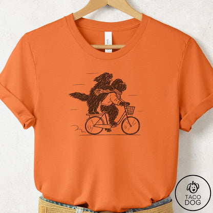 Newfoundland Carpool T-Shirt Burnt Orange Taco-Dog