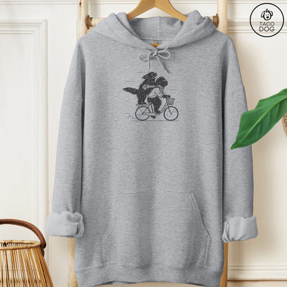 Newfoundland Carpool Hoodie Graphite Heather Taco-Dog