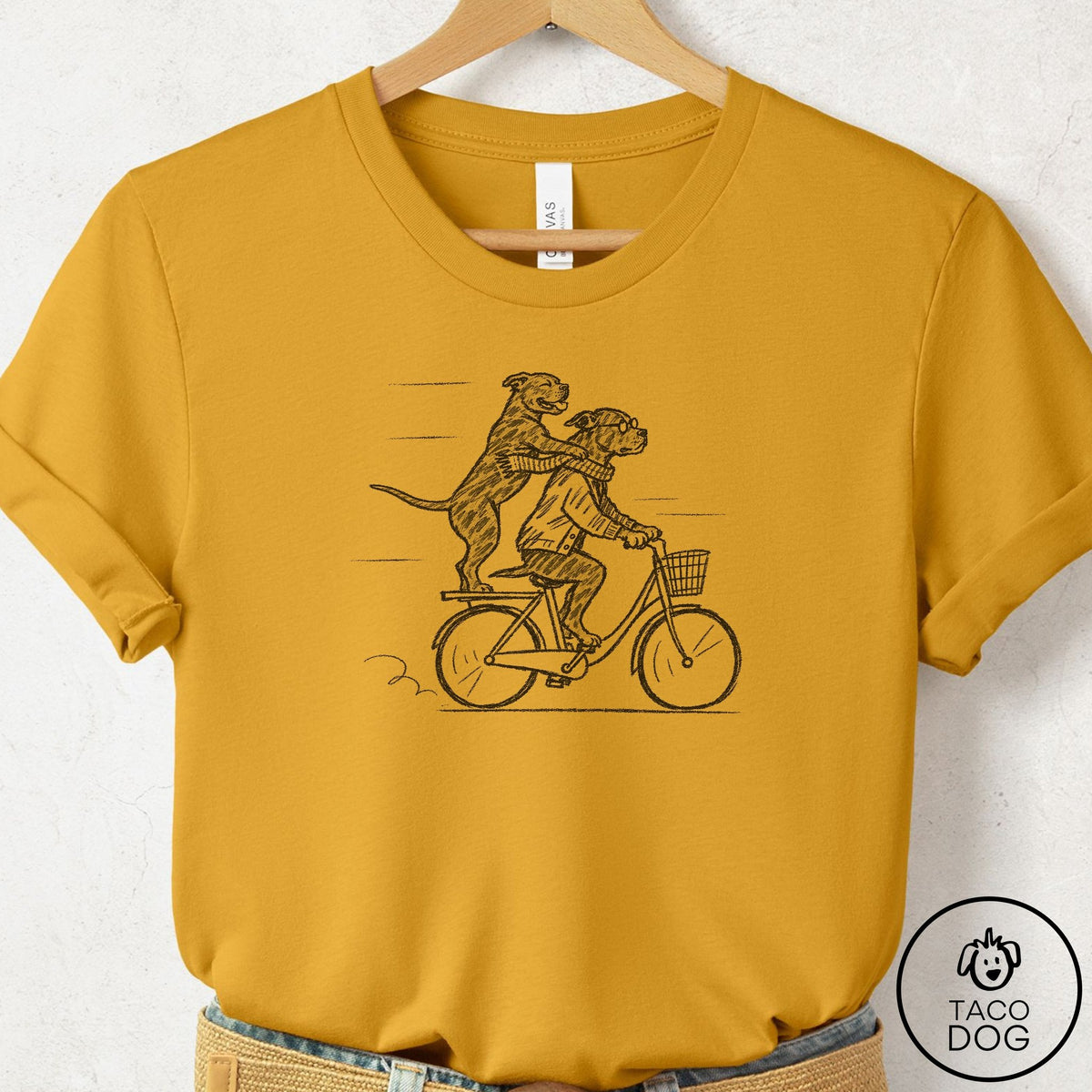 Pitbull Carpool T-Shirt, design close-up