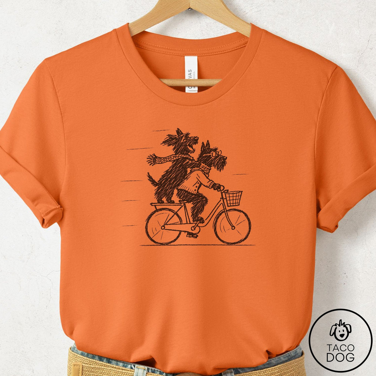 Scottie Carpool T-Shirt, design close-up
