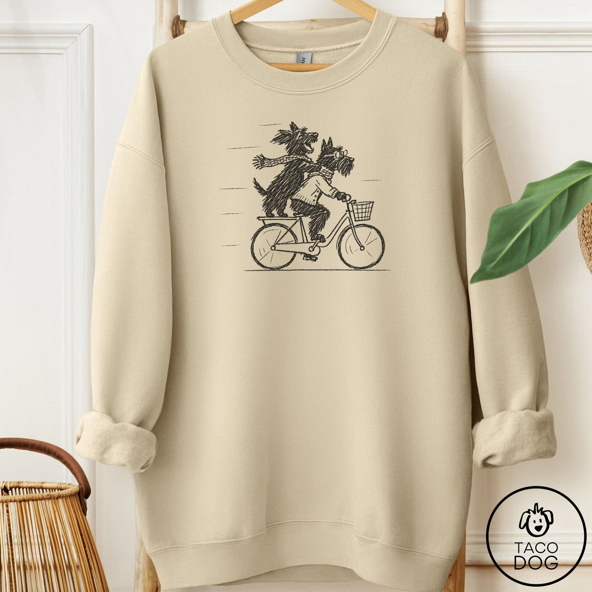 Scottie Carpool Sweatshirt Sand Taco-Dog